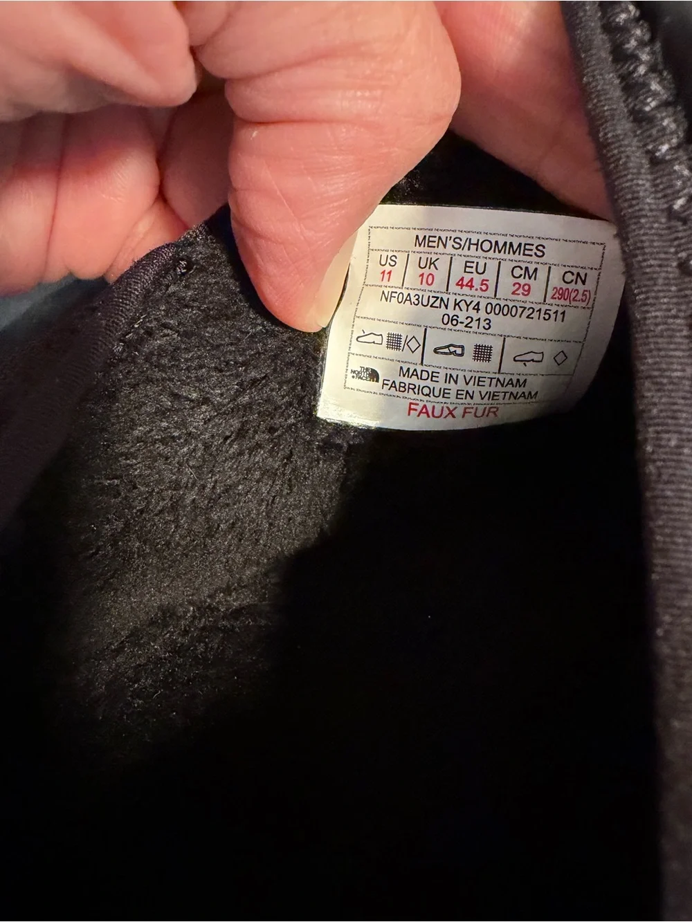 The North Face Black Insulated Quilted Slip-On Mules